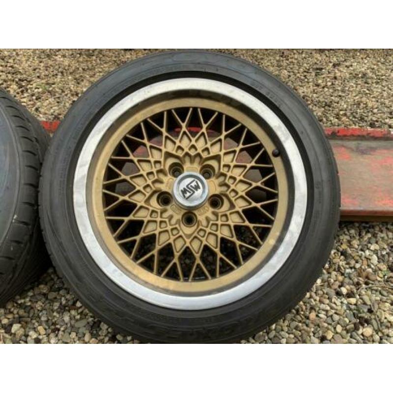 MSW honingraat velgen 16 inch 8j et11 5x112 BBS look