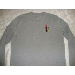 Grijze Strenesse Gabriele Strehle sport longsleeve v hals