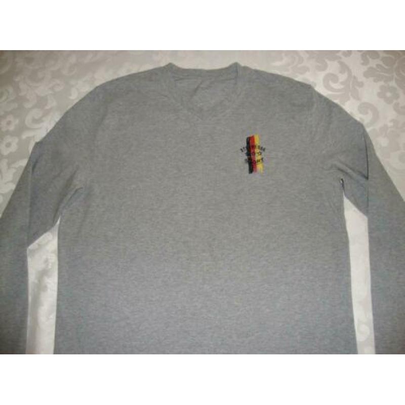 Grijze Strenesse Gabriele Strehle sport longsleeve v hals
