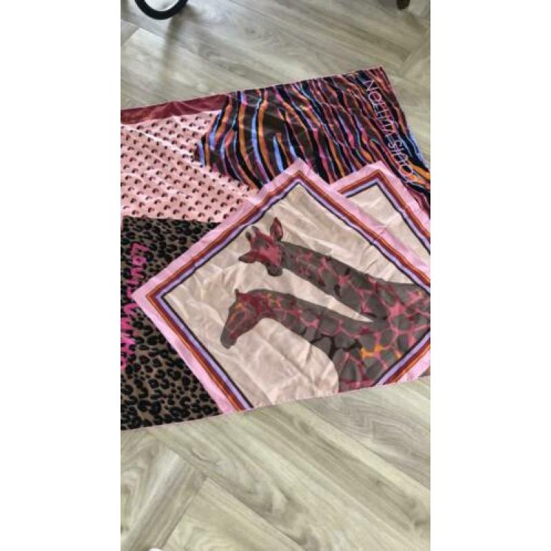 Louis Vuitton zijde sjaal als nieuw