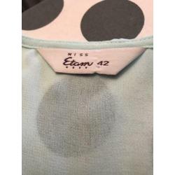 Voiles blouses , kleur mint maat 42