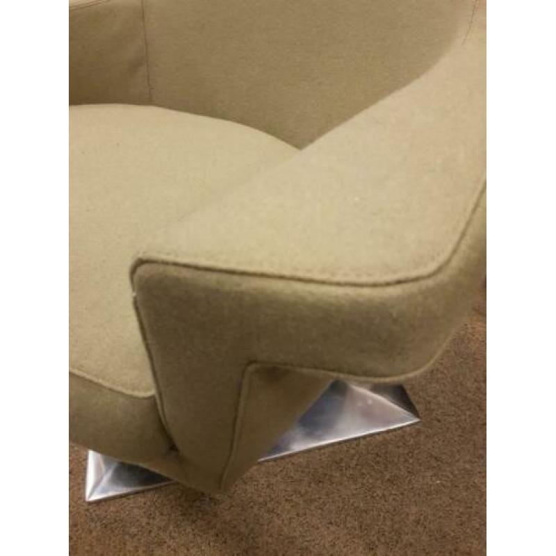 Nieuw Molinari Giulietta Draaifauteuil Groen wolstof Stoel