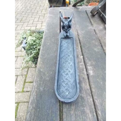 gothic kaars houder 25 cm