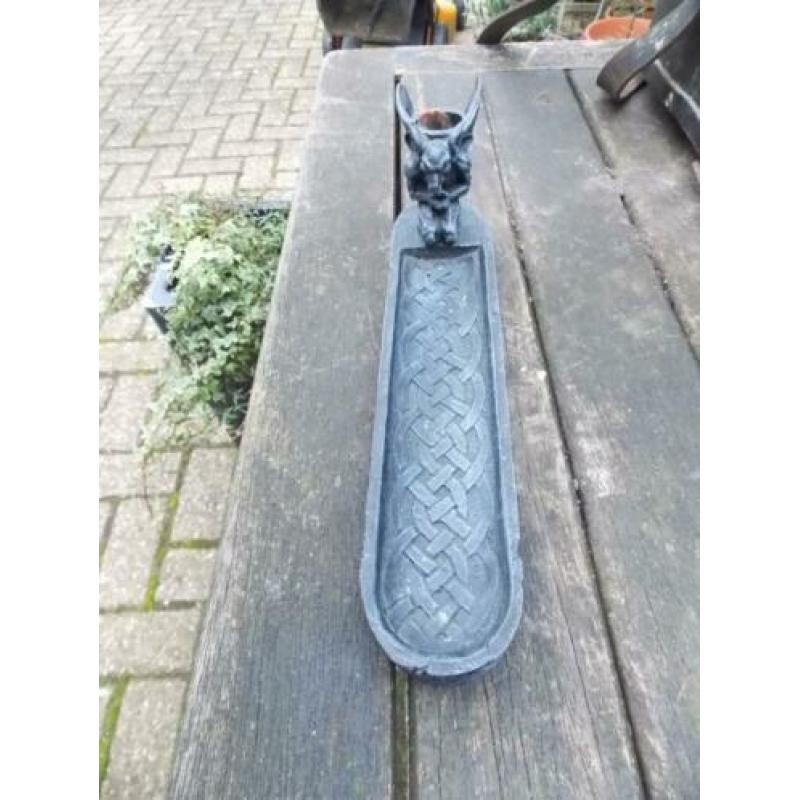 gothic kaars houder 25 cm