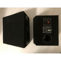 Skytec DJ Monitor Speakers 200 Watt en Skytronic AV-360 Amp