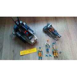 Action Force Space by Palitoy 1982, diverse items oa moc's.