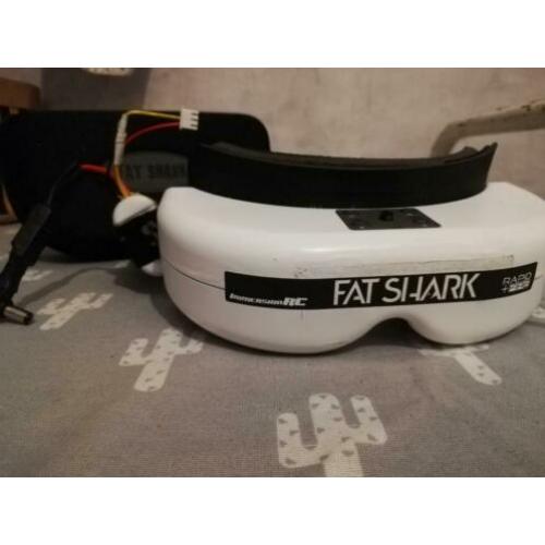 Fatshark predator v2 met 3D geprinte faceplate Fpv goggle