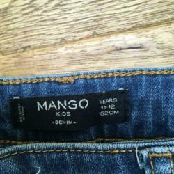 4022 Super leuke jeans MANGO; Mt=152 Nieuwstaat"