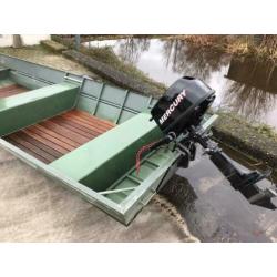 Aluminium jon boot Mercury 6 pk 4 takt