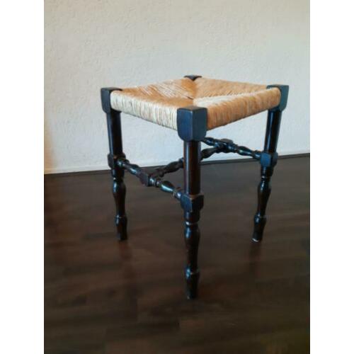 Kruk hout met sisal