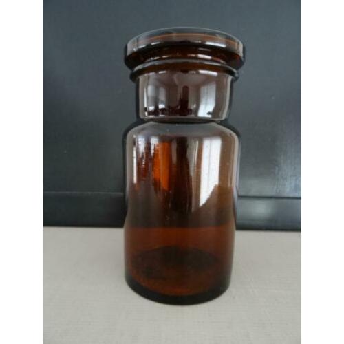 Apothekerspot - bruin - glas