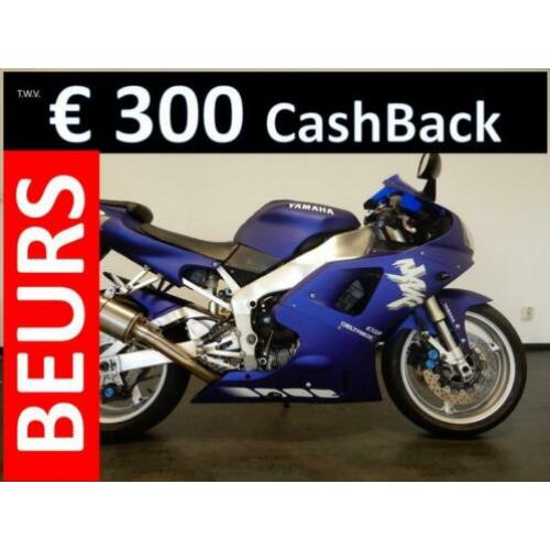 YAMAHA YZF R1 (bj 1998) YZFR1 Mat Blauw UNIEK Zie foto's