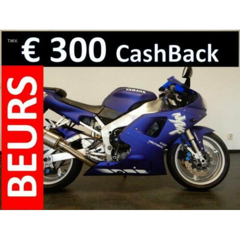 YAMAHA YZF R1 (bj 1998) YZFR1 Mat Blauw UNIEK Zie foto's