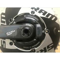 Crank met powermeter spider