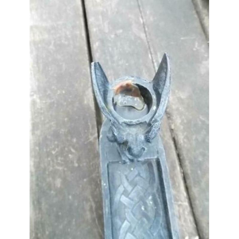 gothic kaars houder 25 cm