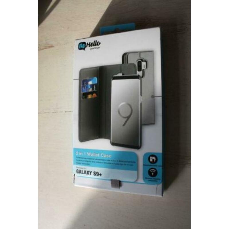 Samsung Galaxy S9+ Hoesje - 2 in 1 Wallet Case zwart