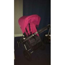 Bugaboo fuchsia/roze met maxi Cosi