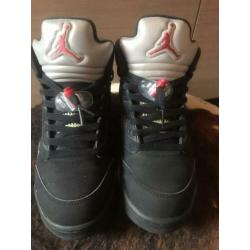 Nike Air Jordan 5 Retro OG Black/Metallic Silver mt 42.
