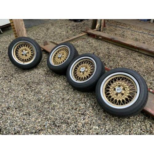 MSW honingraat velgen 16 inch 8j et11 5x112 BBS look