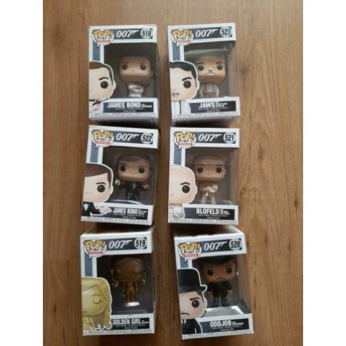 Funko Pop James Bond 6 stuks
