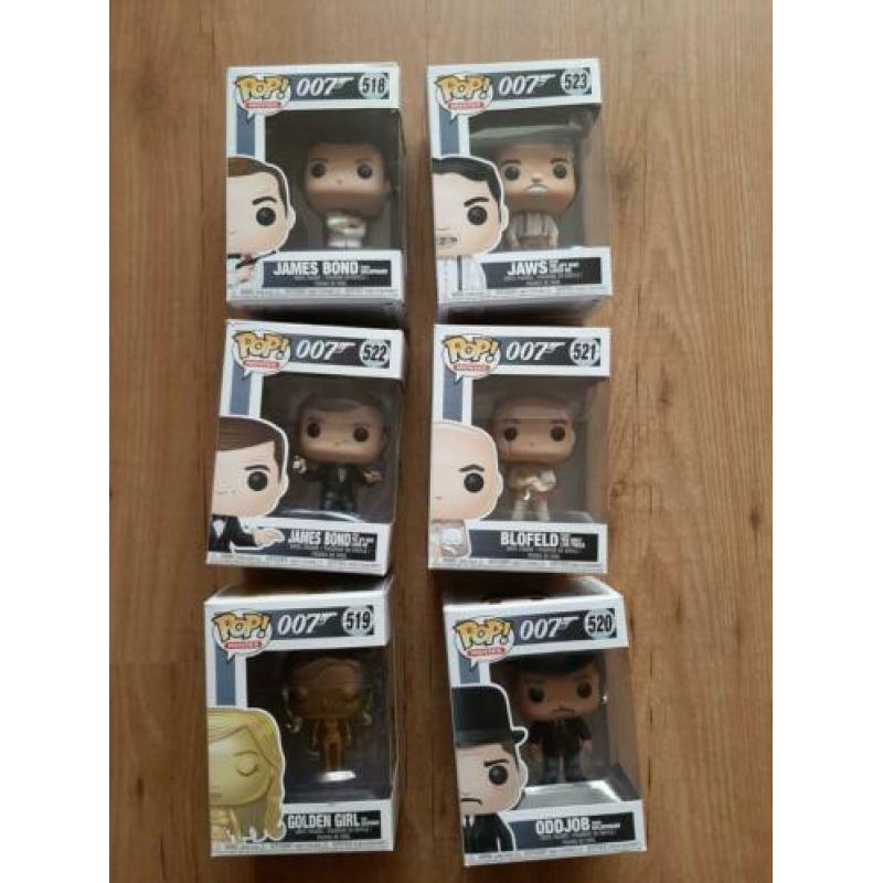 Funko Pop James Bond 6 stuks
