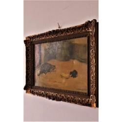 Schilderij: poes en kitten