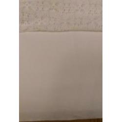 ZO GOED ALS NIEUW lange witte top Yoek 48/50 KASTOPRUIMING