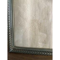 Vintage baroque fotolijst met goud-brons opengewerkte rand