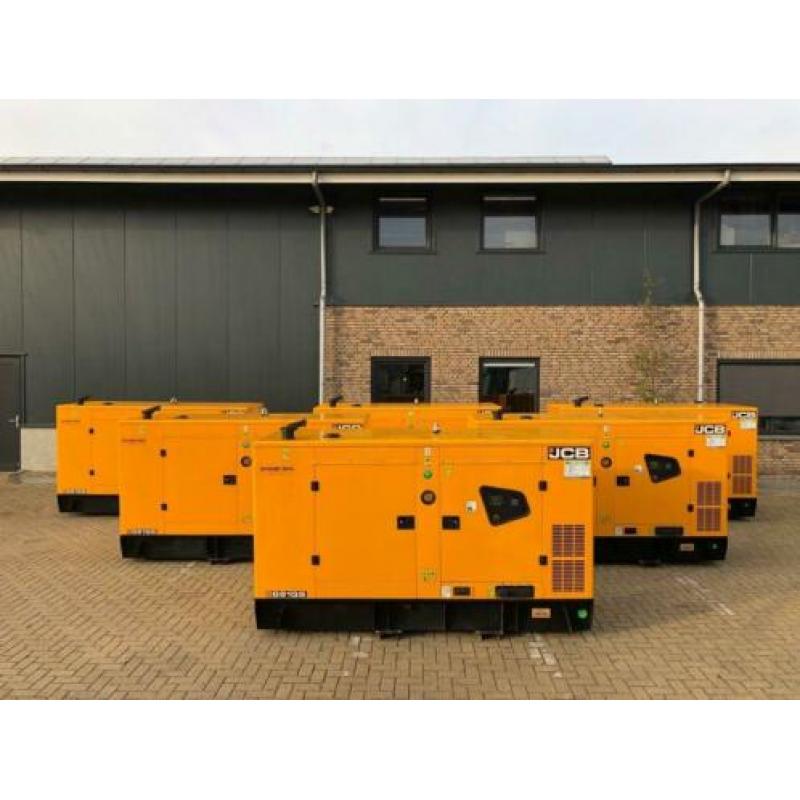 JCB G91QS Stage 3A 91 kVA Supersilent generatorset New !