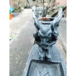 gothic kaars houder 25 cm