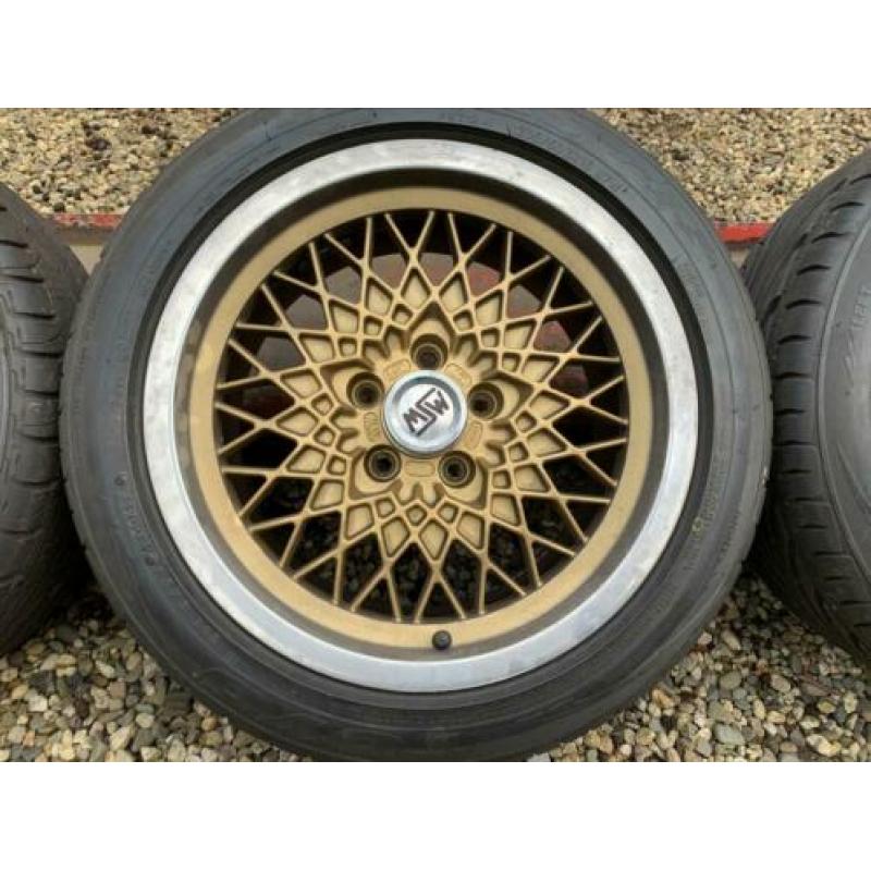 MSW honingraat velgen 16 inch 8j et11 5x112 BBS look