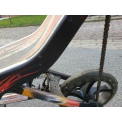 Spacescooter weinig gebruikt alleen een beetje beschadigd