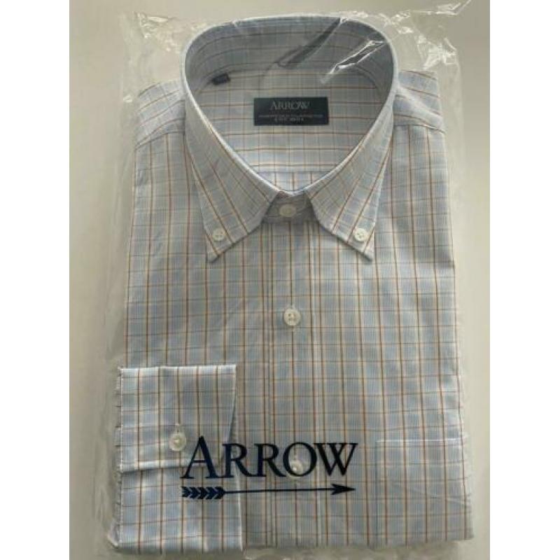 4 x Arrow Dresshirts Maat 40 Regularfit! (gratis verzenden)