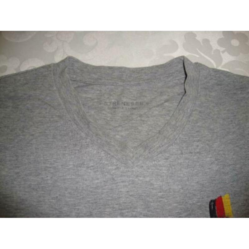 Grijze Strenesse Gabriele Strehle sport longsleeve v hals