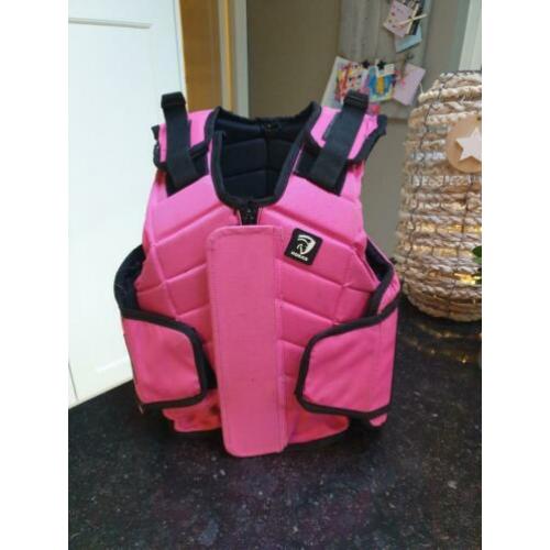 Roze bodyprotector van Horka!!! In zeer goede staat