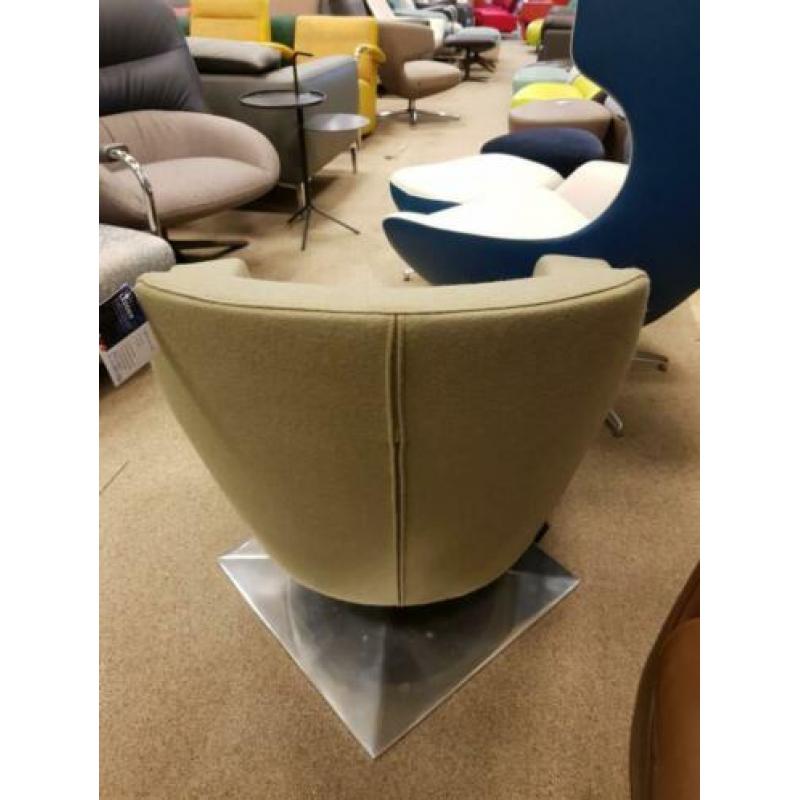 Nieuw Molinari Giulietta Draaifauteuil Groen wolstof Stoel