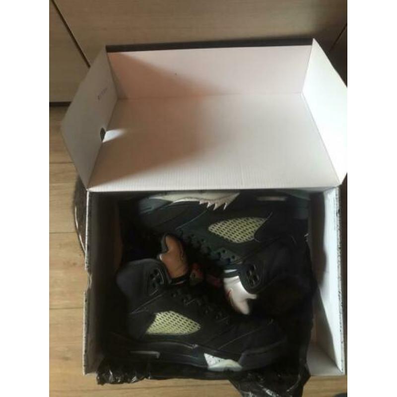 Nike Air Jordan 5 Retro OG Black/Metallic Silver mt 42.