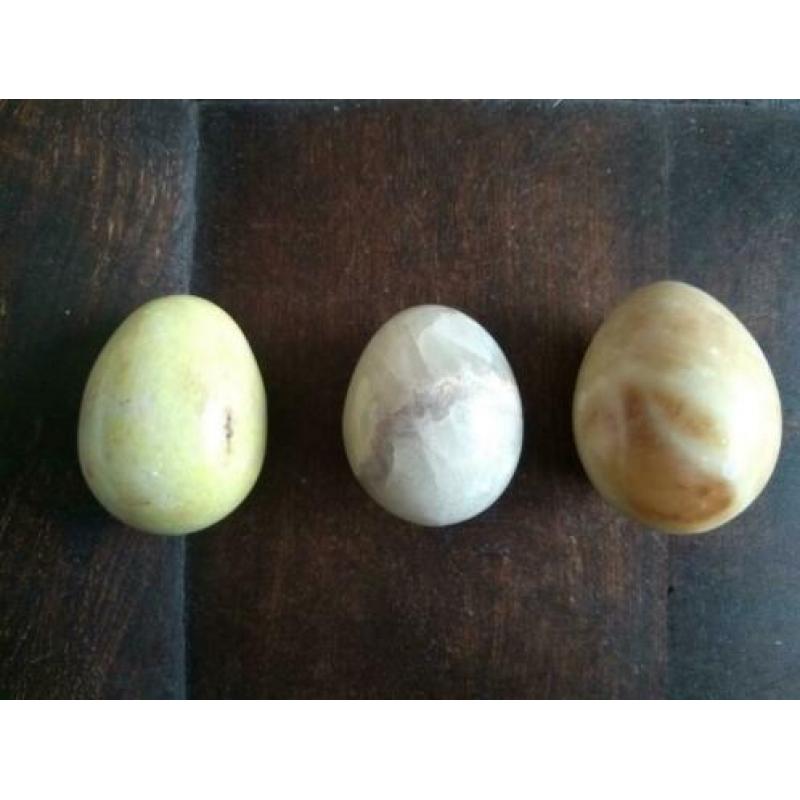 Eieren calciet septarie kristal mineraal