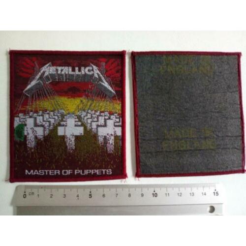 Metallica echte officiele 1988 master of puppets patch 186