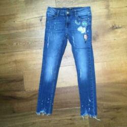 4022 Super leuke jeans MANGO; Mt=152 Nieuwstaat"