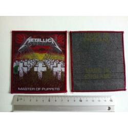 Metallica echte officiele 1988 master of puppets patch 186