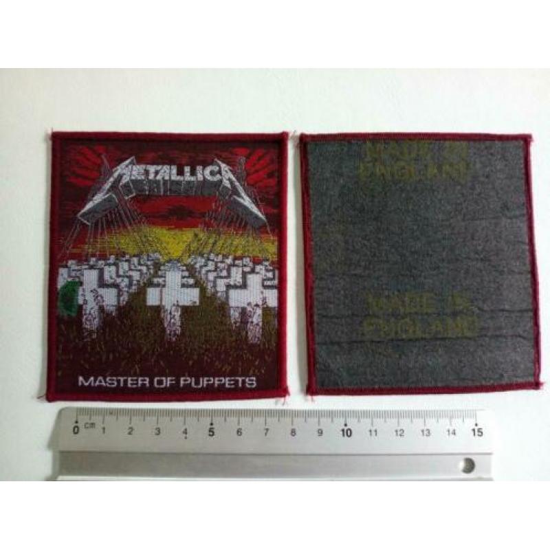 Metallica echte officiele 1988 master of puppets patch 186