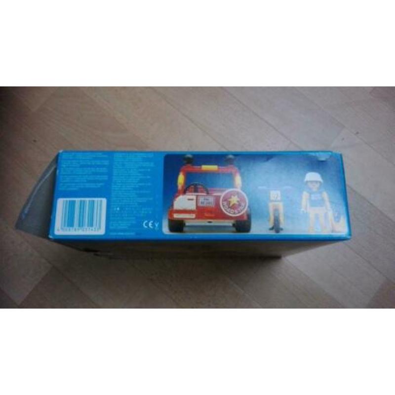 Set 3143 Jeep met aanhanger en motoren OVP / doos 1988