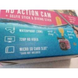 Hd action cam nieuw 30 meter waterdicht 720p hd, extras