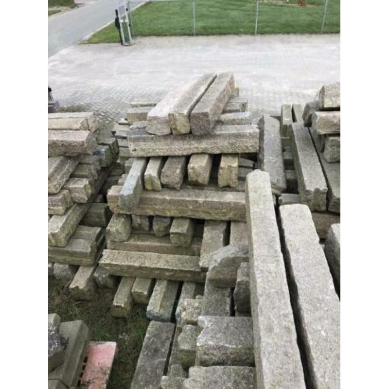 Natuursteen opsluit band! Graniet kant opsluiting