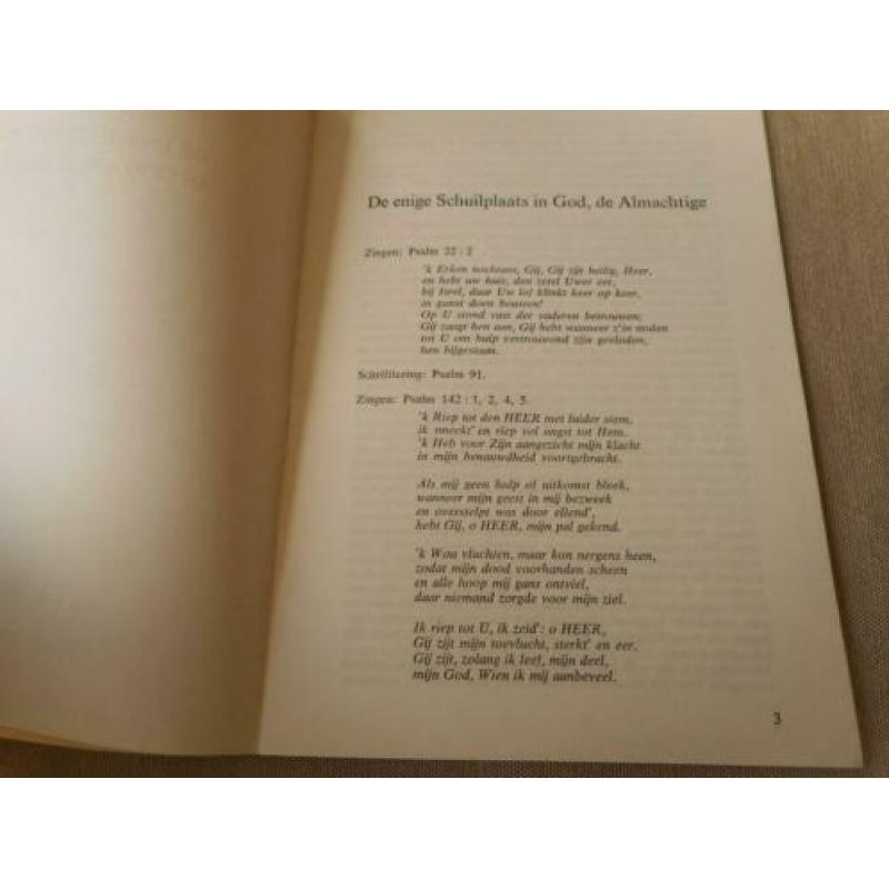 De enige schuilplaats in God, de Almachtige