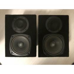 Skytec DJ Monitor Speakers 200 Watt en Skytronic AV-360 Amp