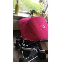 Bugaboo fuchsia/roze met maxi Cosi