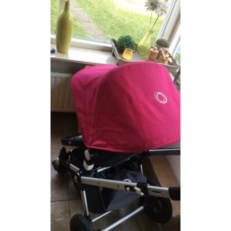 Bugaboo fuchsia/roze met maxi Cosi