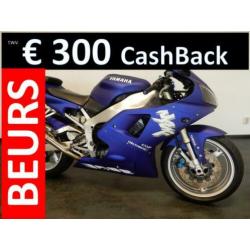 YAMAHA YZF R1 (bj 1998) YZFR1 Mat Blauw UNIEK Zie foto's